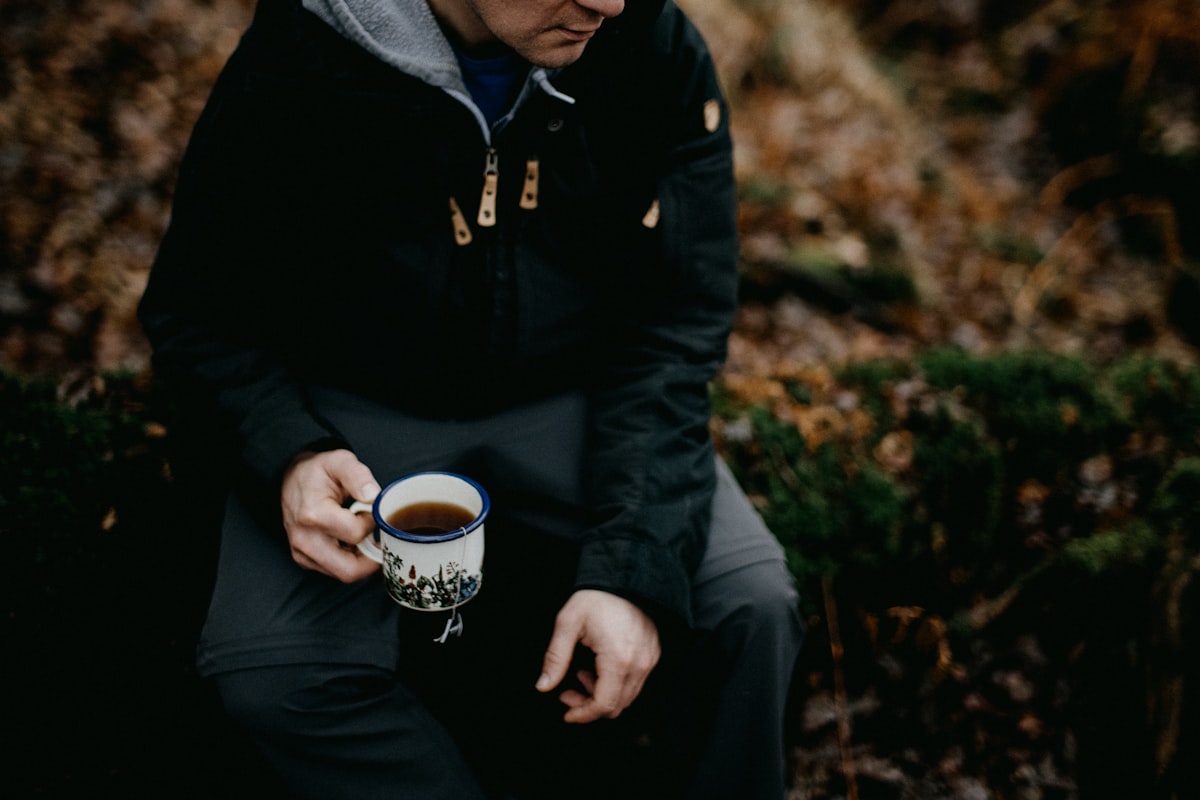 Man over 45 enjoying steady energy outdoors